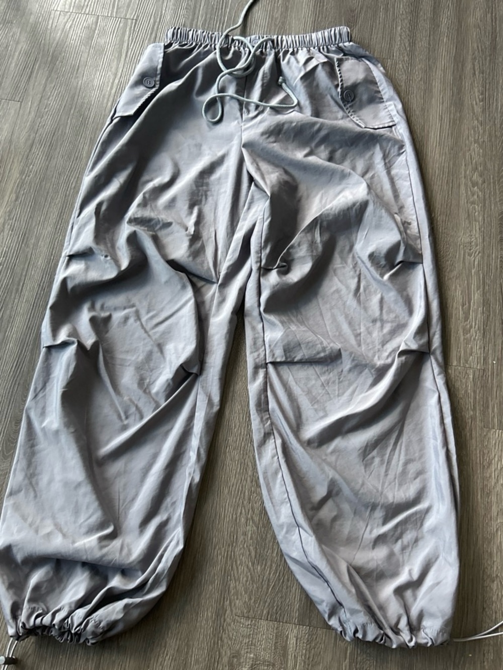 SHEIN Light Gray Women's Drawstring Jogger Pants